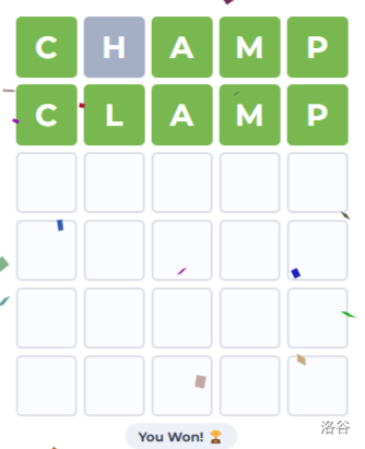 DDDDDDの两遍过逆天wordle