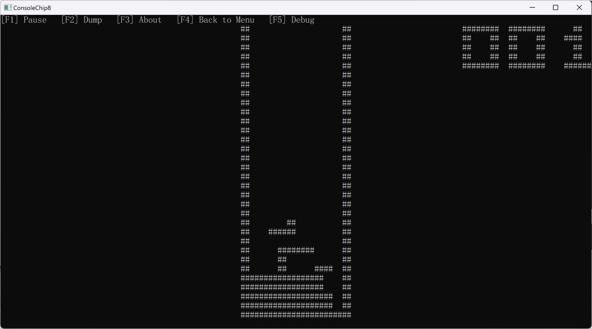 Running TETRIS.ch8