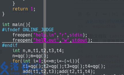 indent
